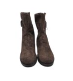 Cizme dama Geox 39, piele intoarsa, bej - imagine 3
