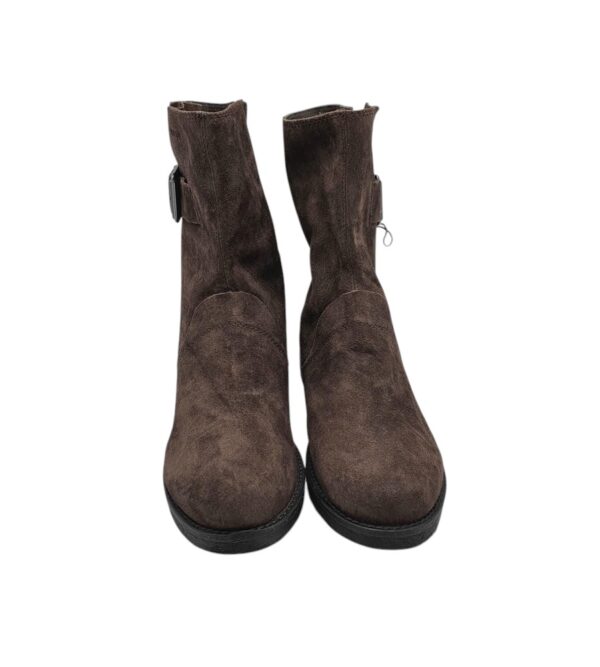 Cizme dama Geox 39, piele intoarsa, bej - imagine 3