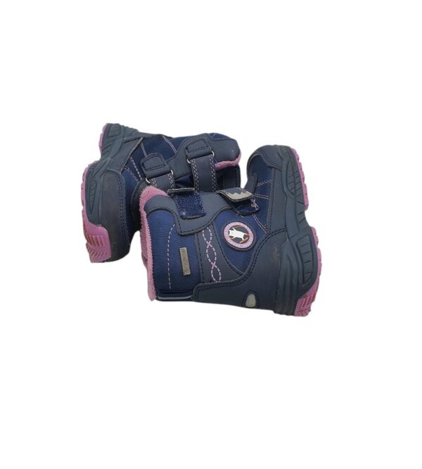 Cizme copii Impidimpi 25, material textil, imitatie de piele, bleumarin - imagine 4