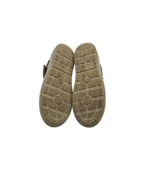 Adidasi copii Pepino 28, piele, piele intoarsa, maro - imagine 5