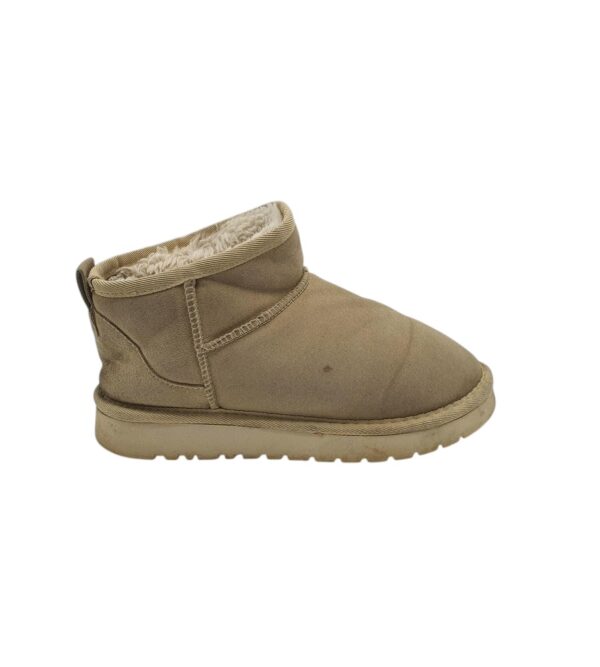 Cizme dama Drteitla 41, piele intoarsa, bej, imblanite - imagine 1
