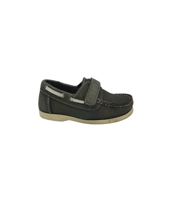 Pantofi copii Poloni 26, piele, gri - imagine 1