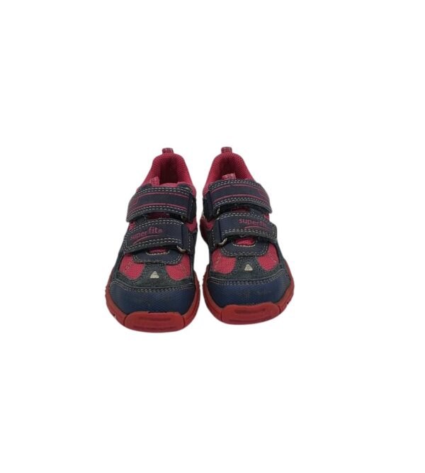 Adidasi copii Superfit 26, piele intoarsa, material textil, albastru roz - imagine 3