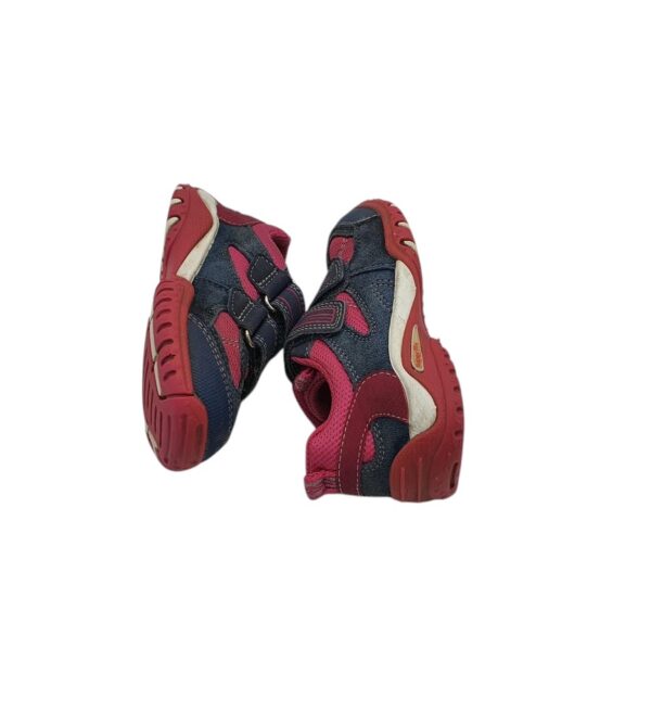 Adidasi copii Superfit 26, piele intoarsa, material textil, albastru roz - imagine 4