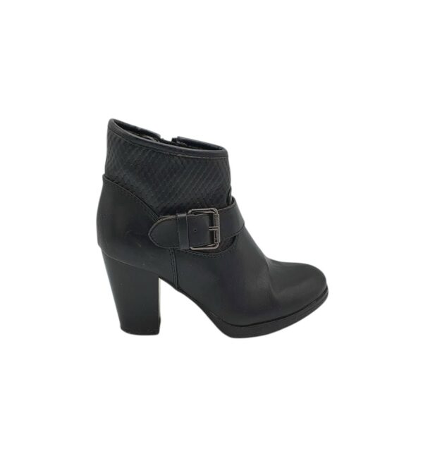 Botine dama Jenny Fairy 36, imitatie de piele, negru - imagine 1