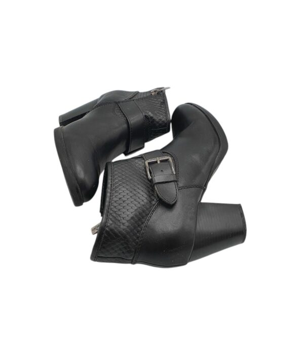 Botine dama Jenny Fairy 36, imitatie de piele, negru - imagine 4
