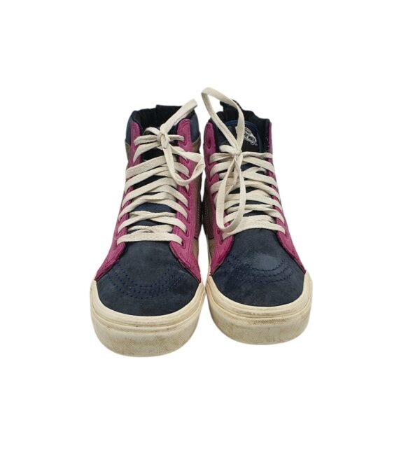 Tenisi dama Vans 40.5, piele intoarsa, albastru bej - imagine 3