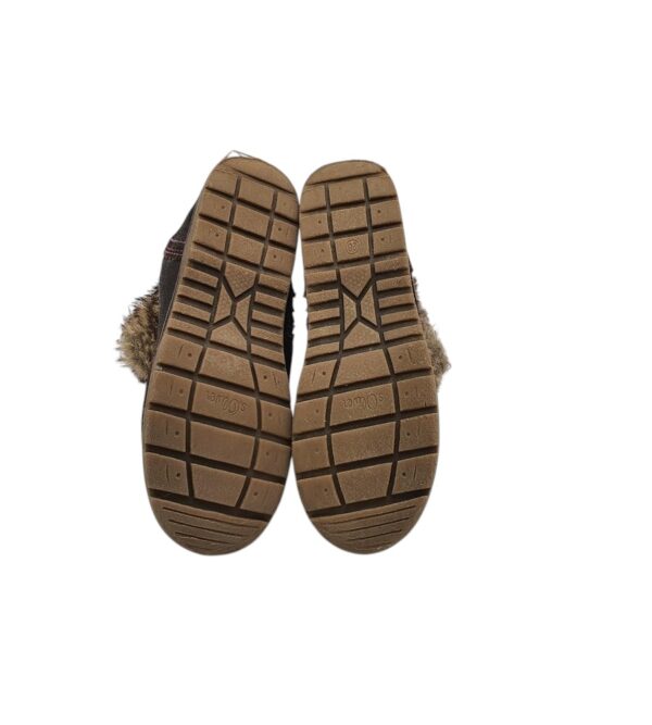 Cizme copii S 'Oliver 28, piele intoarsa, maro, imblanite - imagine 5