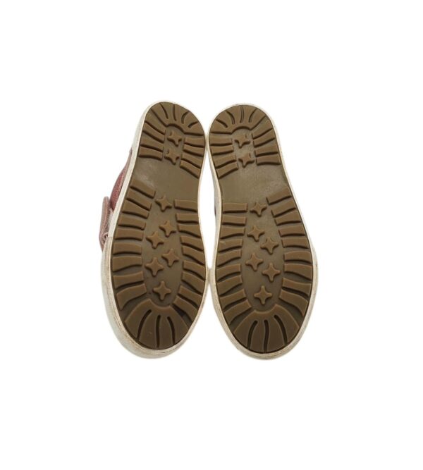 Tenisi copii Kangaroos 27, imitatie de piele, maro, imblanite - imagine 5