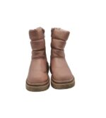 Cizme copii Schuh 28, imitatie de piele, bej - imagine 3