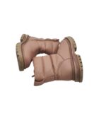 Cizme copii Schuh 28, imitatie de piele, bej - imagine 4