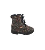 Ghete copii H&M 19, imitatie de piele, negru maro, căptușite