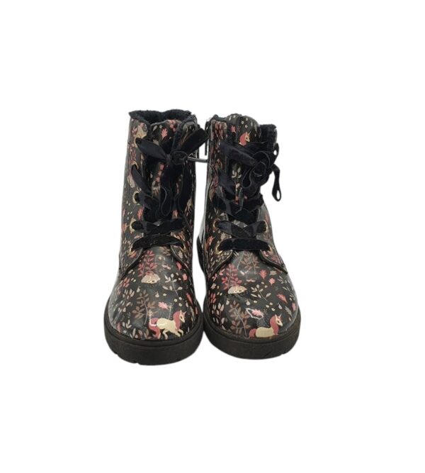 Ghete copii H&M 19, imitatie de piele, negru maro, căptușite - imagine 3