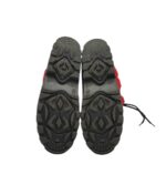 Cizme copii 29, alte materiale, material textil, negru rosu, imblanite - imagine 5