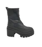 Ghete dama Catwalk 40, imitatie de piele, negru