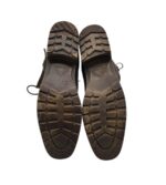 Ghete dama 39, piele intoarsa, maro - imagine 5