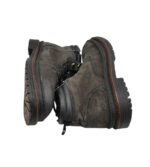 Ghete barbati Dockers 45, piele intoarsa, gri - imagine 4