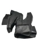 Cizme dama Laura Loreti 38, piele, negru, căptușite - imagine 4