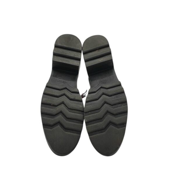 Ghete dama New Look 38, imitatie de piele, visiniu - imagine 5