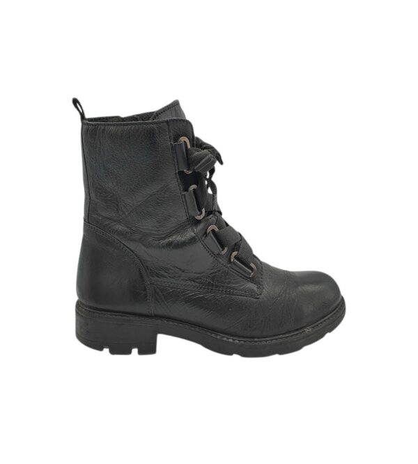 Ghete dama 39, piele, negru - imagine 1