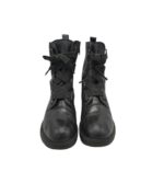 Ghete dama 39, piele, negru - imagine 3