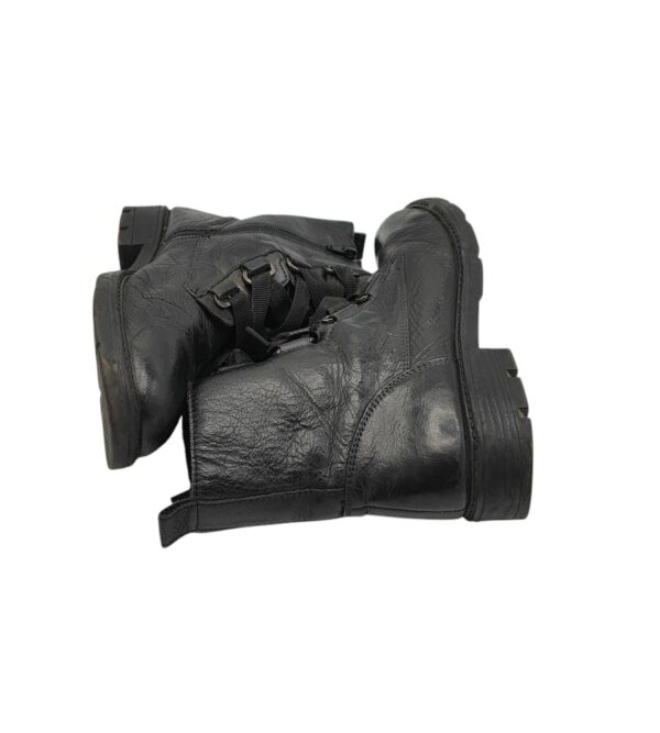 Ghete dama 39, piele, negru - imagine 4
