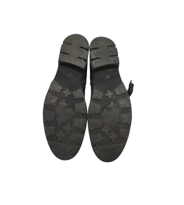 Ghete dama 39, piele, negru - imagine 5