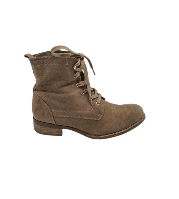 Botine dama Graceland 39, material textil, maro - imagine 1