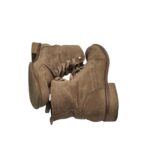 Botine dama Graceland 39, material textil, maro - imagine 4