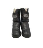 Cizme copii Ricosta 33, piele, negru , îmblănite - imagine 3