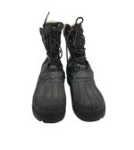 Cizme barbati 45, alte materiale, imitatie de piele, negru, îmblănite - imagine 3