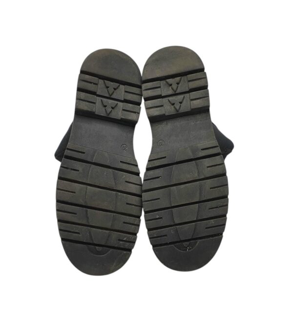 Cizme dama 39, material textil, negru, căptușite - imagine 5