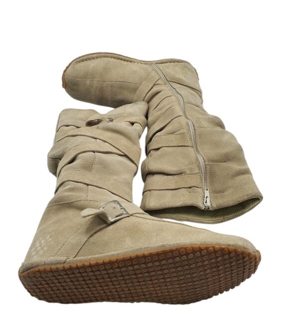 Cizme dama 40, piele, bej - imagine 4