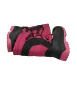 Cizme copii Demar 32, material textil, imitatie de piele, negru roz, îmblănite - imagine 4