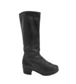 Cizme dama 38, piele, negru, îmblănite