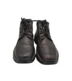 Ghete barbati 45, piele, negru maro - imagine 3