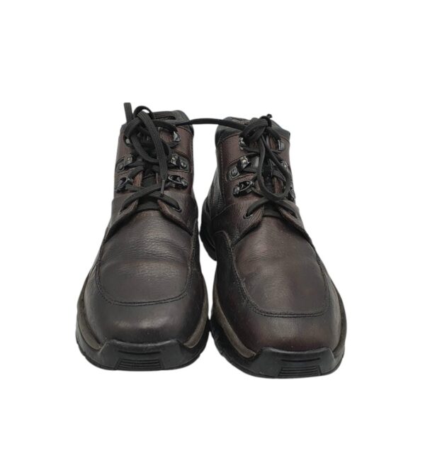 Ghete barbati 45, piele, negru maro - imagine 3