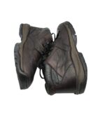 Ghete barbati 45, piele, negru maro - imagine 4