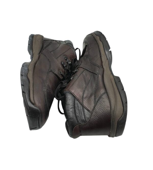 Ghete barbati 45, piele, negru maro - imagine 4