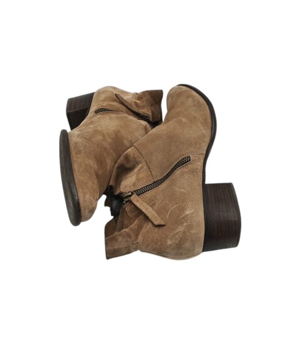 Botine dama Paul Green 41, piele intoarsa, maro - imagine 4