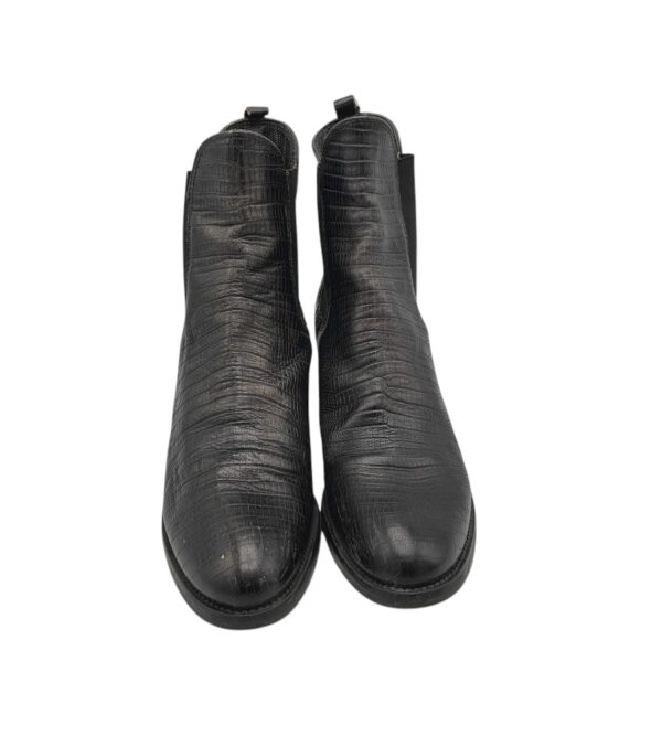 Botine dama Mark Adam 39, imitatie de piele, negru - imagine 3