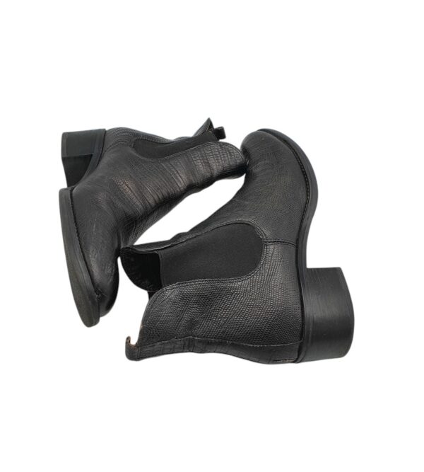 Botine dama Mark Adam 39, imitatie de piele, negru - imagine 4