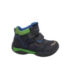 Ghete copii Superfit 30, piele intoarsa, negru , Gore tex