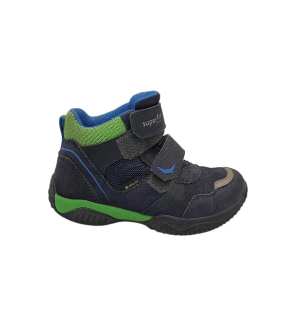 Ghete copii Superfit 30, piele intoarsa, negru , Gore tex - imagine 1