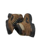 Ghete dama Brutting 38, piele intoarsa, maro - imagine 4