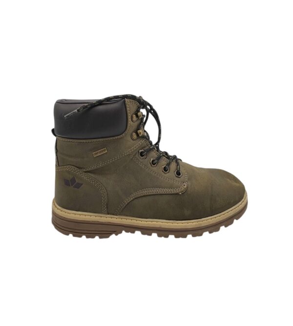 Ghete barbati Lico 41, imitatie de piele, gri, imblanite - imagine 1
