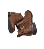 Botine dama Graceland 38, imitatie de piele, maro - imagine 4