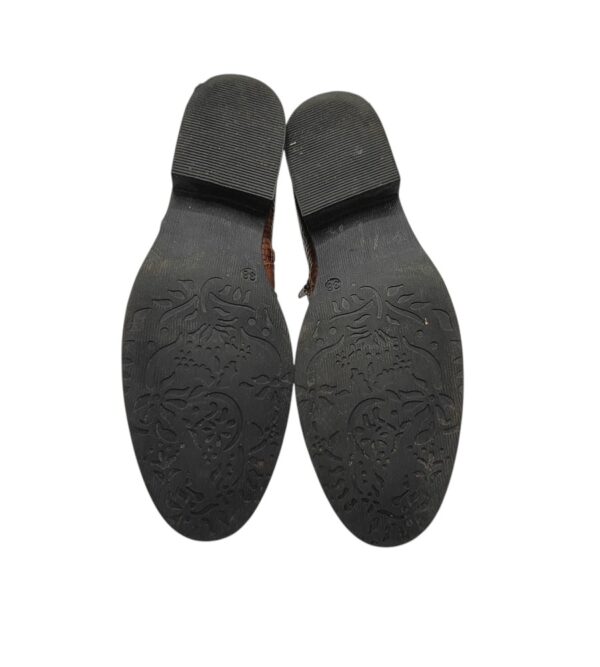Botine dama Graceland 38, imitatie de piele, maro - imagine 5