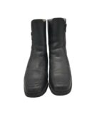 Ghete dama Ara 38, piele, negru, imblanite - imagine 3