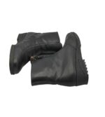 Ghete dama Ara 38, piele, negru, imblanite - imagine 4